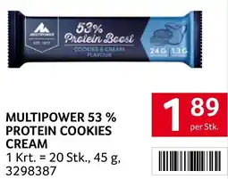 Transgourmet Multipower 53 % protein cookies cream Angebot