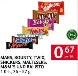 Transgourmet Mars bounty twix snickers maltesers m&m's und balisto Angebot