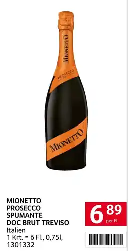 Transgourmet Mionetto prosecco spumante doc brut treviso Angebot