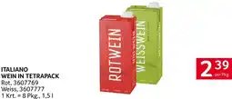 Transgourmet Italiano wein in tetrapack Angebot