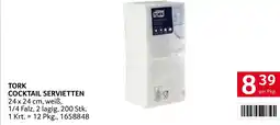 Transgourmet TORK COCKTAIL SERVIETTEN Angebot