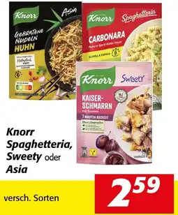 Nah&Frisch Knorr Spaghetteria Sweety oder Asia Angebot