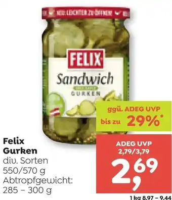 ADEG Felix Gurken Angebot