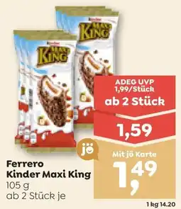 ADEG Ferrero Kinder Maxi King Angebot