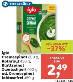 ADEG iglo Cremespinat Angebot