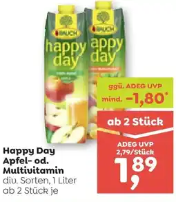 ADEG Happy Day Apfel-od. Multivitamin Angebot