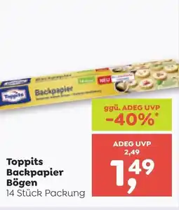 ADEG Toppits Backpapier Bögen Angebot
