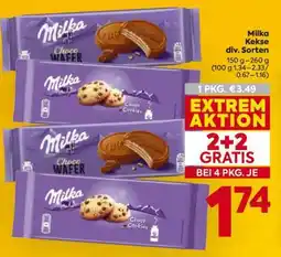 Billa Milka Kekse div. Sorten Angebot