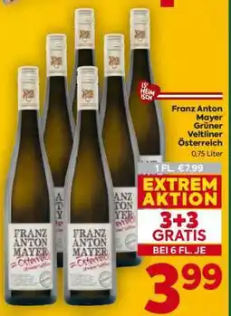 Billa Franz Anton Mayer Grüner Veltliner Österreich Angebot