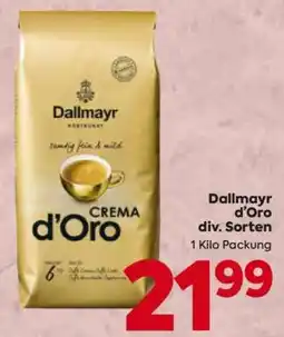 Billa Dallmayr d’Oro div. Sorten Angebot