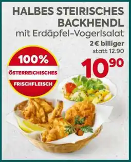 Billa HALBES STEIRISCHES BACKHENDL Angebot