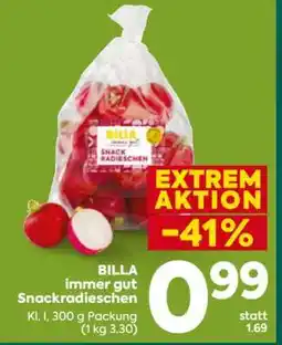 Billa BILLA immer gut Snackradieschen Angebot