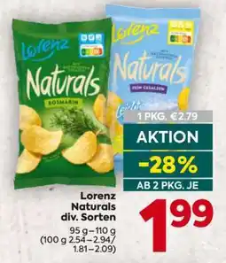 Billa Lorenz Naturals div. Sorten Angebot