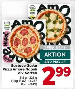Billa Gustavo Gusto Pizza Amore Napoli div. Sorten Angebot