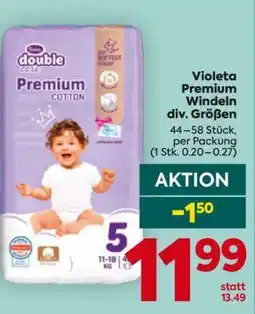 Billa Violeta Premium Windeln div. Größen Angebot