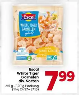 Billa Escal White Tiger Garnelen div. Sorten Angebot