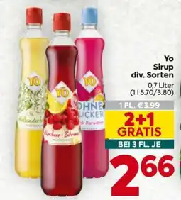 Billa Yo Sirup div. Sorten Angebot