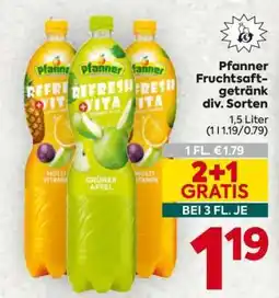 Billa Pfanner Fruchtsaftgetränk div. Sorten Angebot