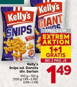 Billa Kelly's Snips od. Donuts div. Sorten Angebot