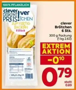 Billa clever Brötchen 6 Stk Angebot