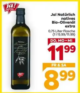 Billa Ja! Natürlich natives Bio-Olivenöl extra Angebot