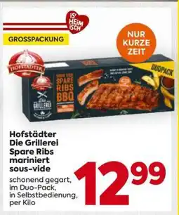 Billa Hofstädter Die Grillerei Spare Ribs mariniert sous-vide Angebot