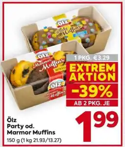 Billa Ölz Party od. Marmor Muffins Angebot
