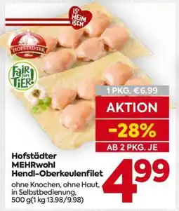 Billa Hofstädter Mehrwohl Hendl-Oberkeulenfilet Angebot