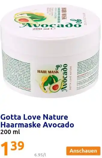 Action Gotta Love Nature Haaarmaske Avocado 200 ml Angebot