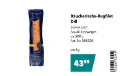 Eurogast Grissemann Räucherlachs-Bugfilet Dill Angebot