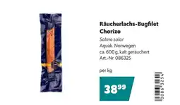 Eurogast Grissemann Räucherlachs-Bugfilet Chorizo Angebot