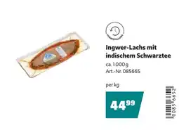 Eurogast Grissemann Ingwer-Lachs mit indischem Schwarztee Angebot