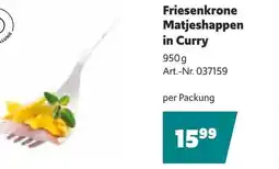 Eurogast Grissemann Friesenkrone Matjeshappen in Curry Angebot