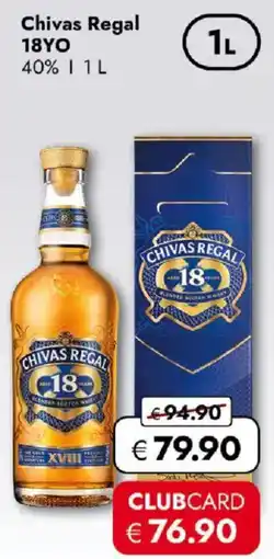 Travel FREE Chivas Regal 18YO Angebot