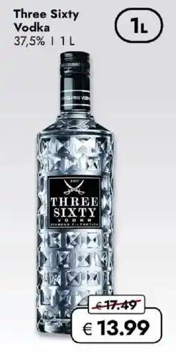 Travel FREE Three Sixty Vodka Angebot