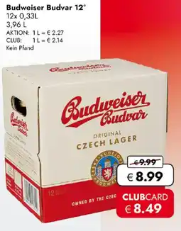 Travel FREE Budweiser Budvar Angebot