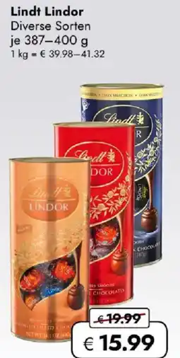 Travel FREE Lindt Lindor Angebot