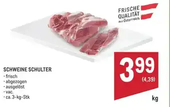 Schweine schulter