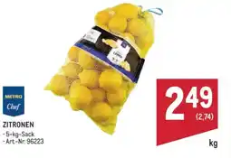 Metro Zitronen Angebot