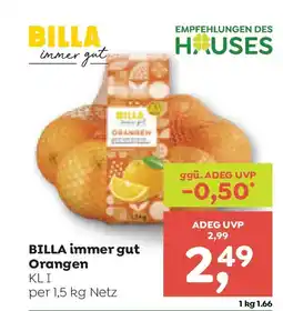 ADEG immer gut Orangen Angebot