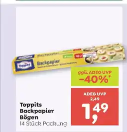 ADEG Backpapier Bögen Angebot
