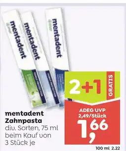 ADEG Zahnpasta Angebot
