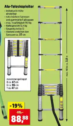 Thomas Philipps Alu-Teleskopleiter Angebot