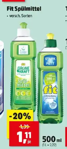 Thomas Philipps Fit Spülmittel Angebot