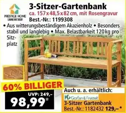 Norma 3-Sitzer-Gartenbank Angebot