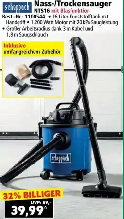 Norma Nass-/Trockensauger Angebot