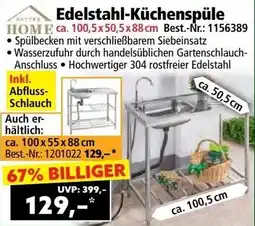 Norma Edelstahl-Küchenspüle Angebot
