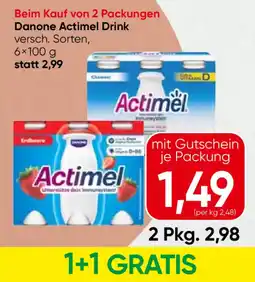 Eurospar Danone Actimel Drink Angebot