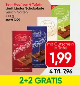 Eurospar Lindt Lindor Schokolade Angebot