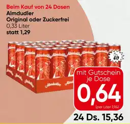 Eurospar Almdudler Original oder Zuckerfrei Angebot